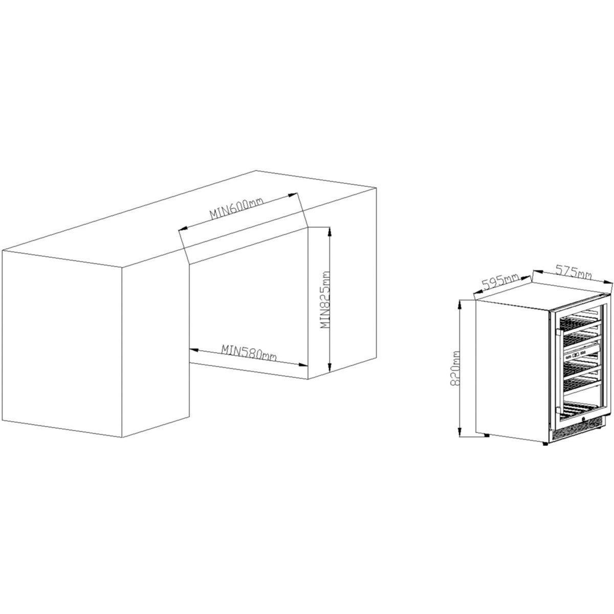 LE CELLIER Cave à vin de service LC53BUF