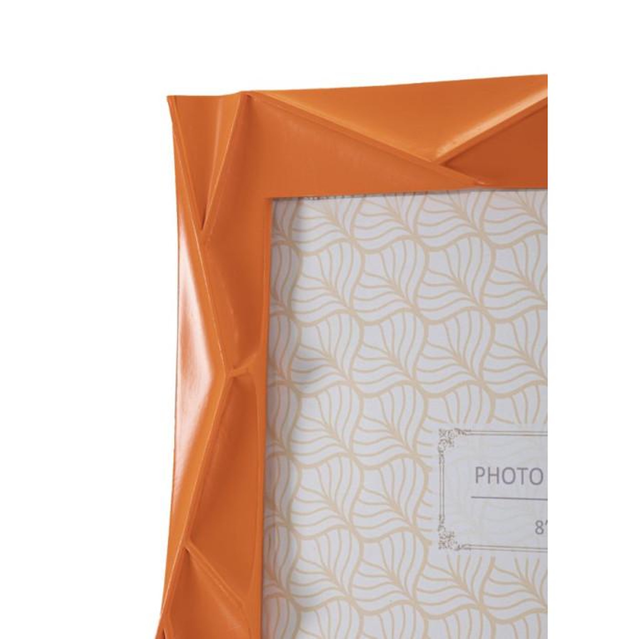 Voir la diapositive 4 : Paris Prix Cadre Photo Déco en Résine  Orangy  20x25cm Orange