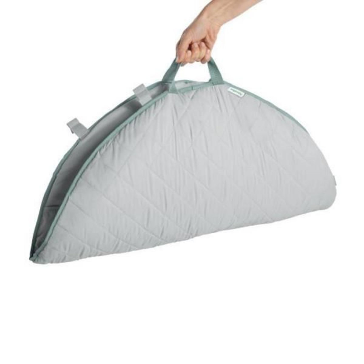 MARKET24 INGENUITY Tapis de sol éveil bébé évolutif - Loamy™ - Réversible, pliable, Arche de jeu en bois amovible, 5 jouets, miroi