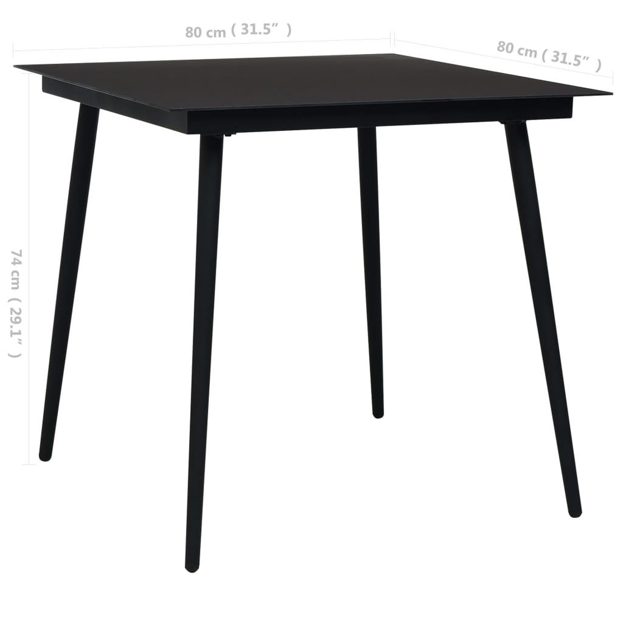 Voir la diapositive 6 : VIDAXL Ensemble a manger d'exterieur 3 pcs rotin pvc noir