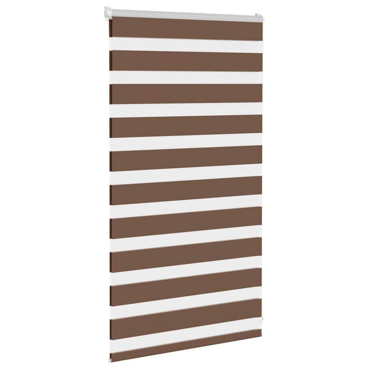 VIDAXL Store zebre marron 80x100 cm largeur du tissu 75,9 cm polyester