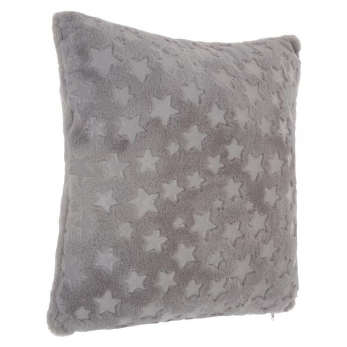Atmosphera Kids Coussin Imitation Fourrure  Astro  40x40cm Gris