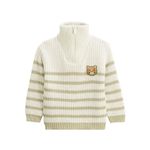 Petit Béguin Pull enfant en tricot Cracotte. Coloris disponibles : Beige