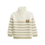 Petit Béguin Pull enfant en tricot Cracotte. Coloris disponibles : Beige
