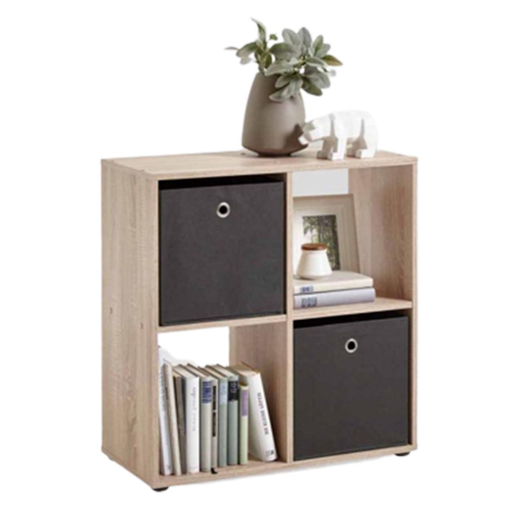 Paris Prix Étagère 4 cases design  gaman  70cm chêne
