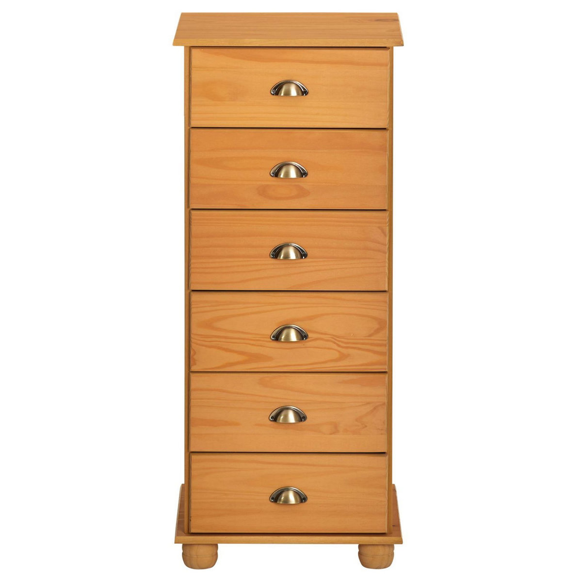 IDIMEX Chiffonnier en pin massif COLMAR, avec 6 tiroirs