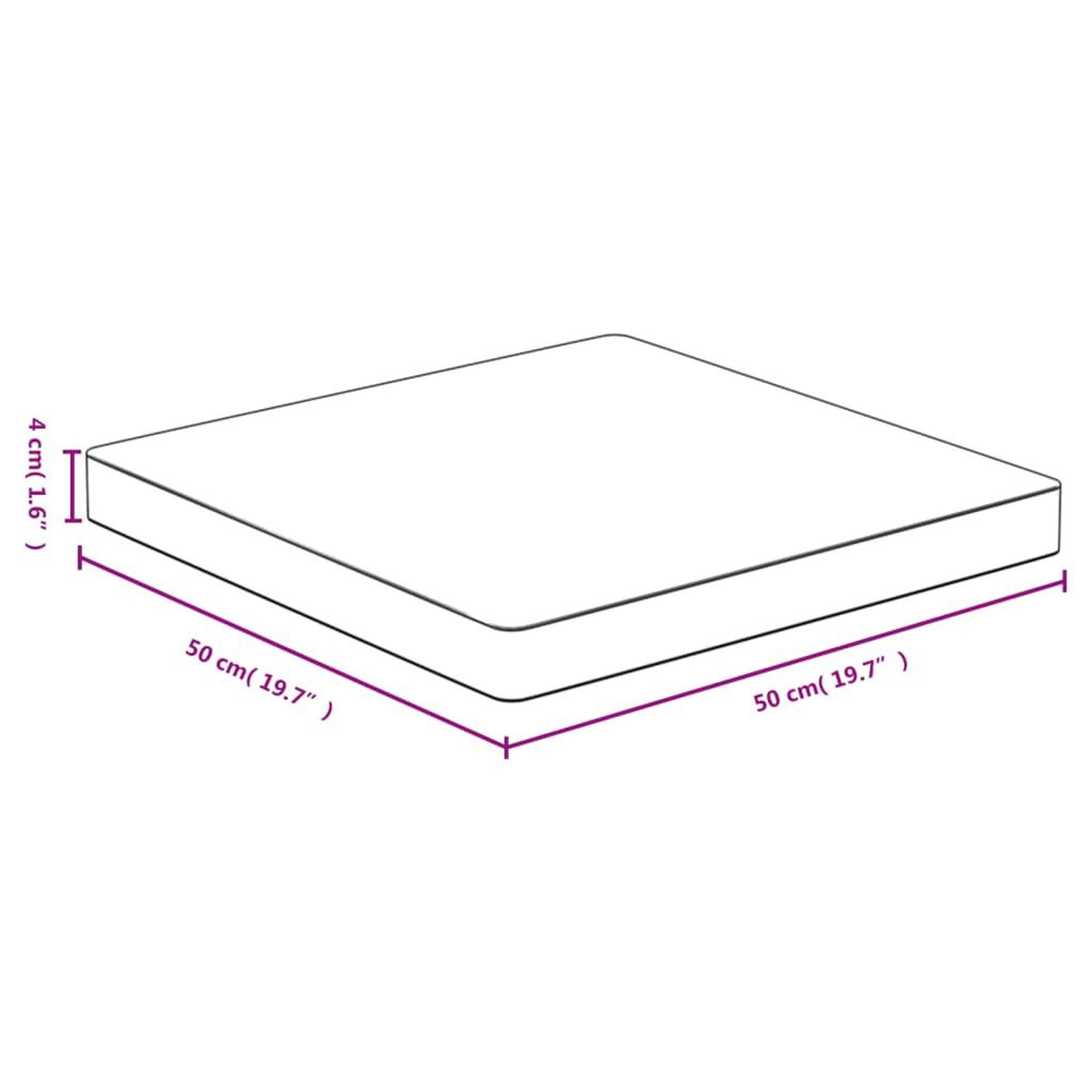 Voir la diapositive 5 : VIDAXL Dessus de table 50x50x4 cm bambou