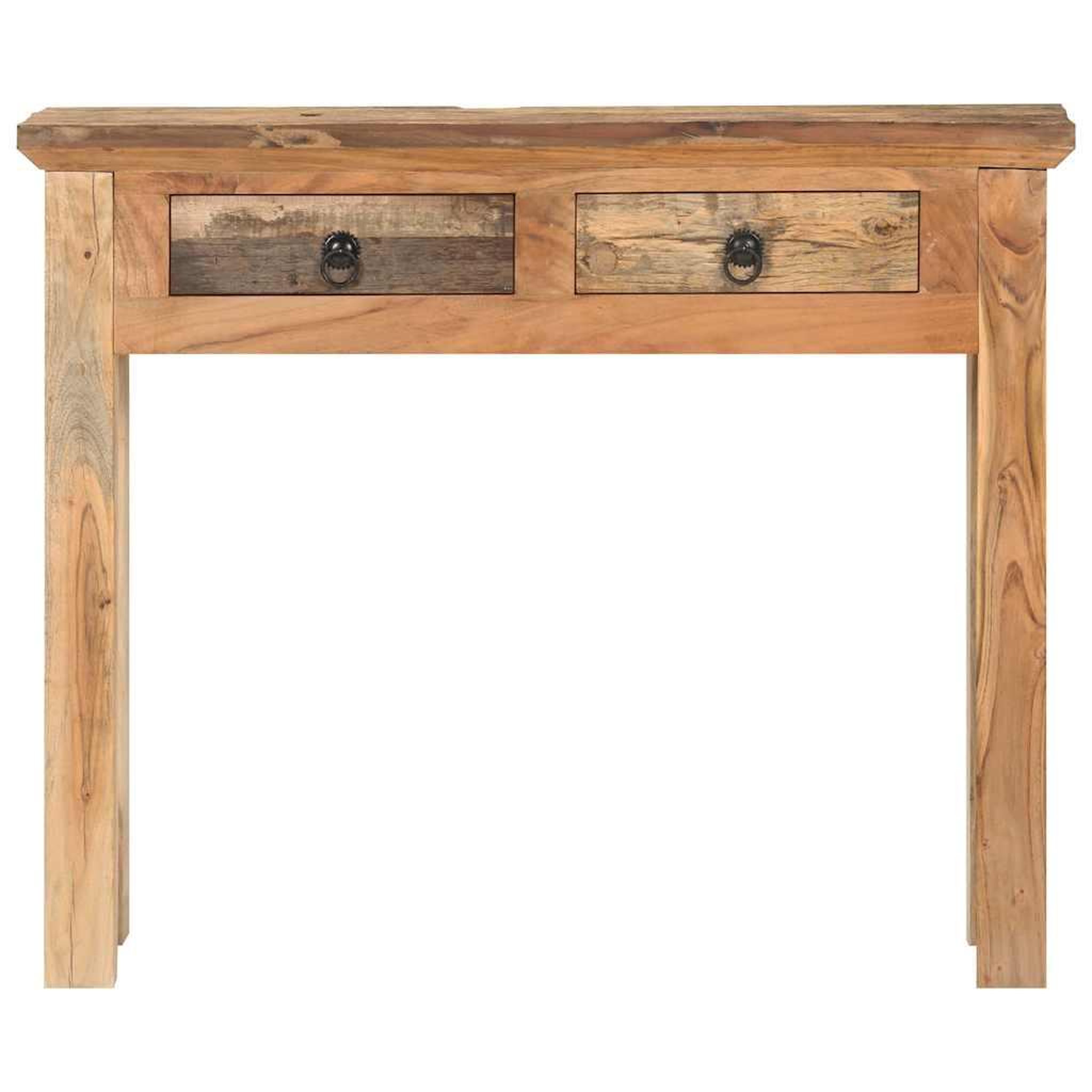 Voir la diapositive 3 : VIDAXL Table console 90,5x30x75 cm bois d'acacia et de recuperation