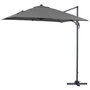 Voir la diapositive 1 : Habitat et Jardin Parasol jardin déporté  Sun 3  - 3 x 3 m - Gris