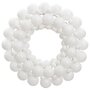 Voir la diapositive 1 : VIDAXL Couronne de Noël blanc 45 cm polystyrene