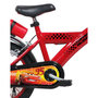 Voir la diapositive 3 : Disney Cars Vélo enfant - Modèle 14'' Cars pour enfant de 95/110 cm avec stabilisateurs - Plaque décorative avant - Porte bidon - 2 freins et pneus gonflables