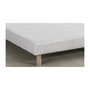 Voir la diapositive 3 : FINLANDEK Sommiers tapissiers a lattes x 2 - 180 x 200 - Bois massif blanc + pieds - FINLANDEK Rakenne