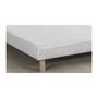Voir la diapositive 3 : FINLANDEK Sommiers tapissiers a lattes x 2 - 180 x 200 - Bois massif blanc + pieds - FINLANDEK Rakenne