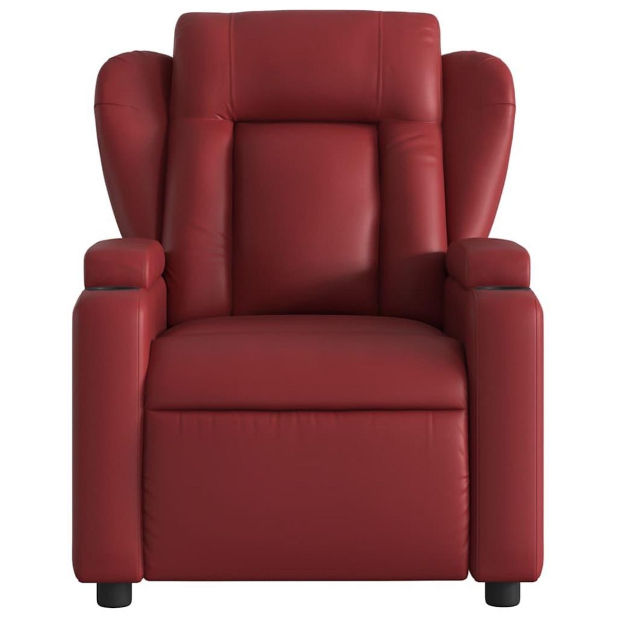 VIDAXL Fauteuil de massage inclinable Rouge bordeaux Similicuir