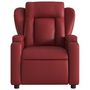 Voir la diapositive 4 : VIDAXL Fauteuil de massage inclinable Rouge bordeaux Similicuir