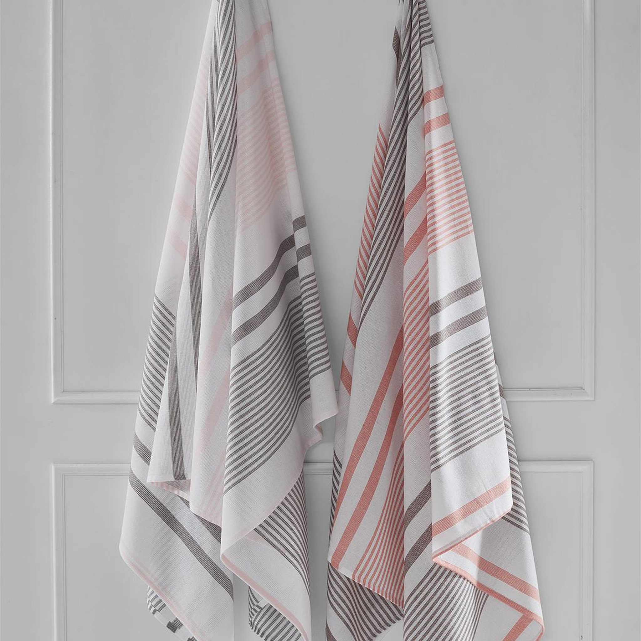 Voir la diapositive 1 : Sensei Maison Fouta peshtemal 100x180 cm FRENCH RIVIERA corail