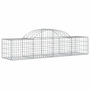 Voir la diapositive 3 : VIDAXL Paniers a gabions arques 12 pcs 200x50x40/60 cm fer galvanise