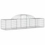 Voir la diapositive 3 : VIDAXL Paniers a gabions arques 12 pcs 200x50x40/60 cm fer galvanise