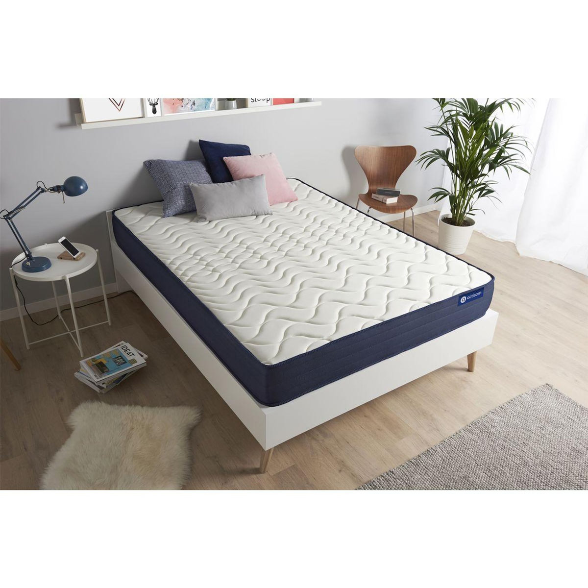 ACTISOM ACTISOM Matelas 90x190 Mémoire de forme 5zones de confort