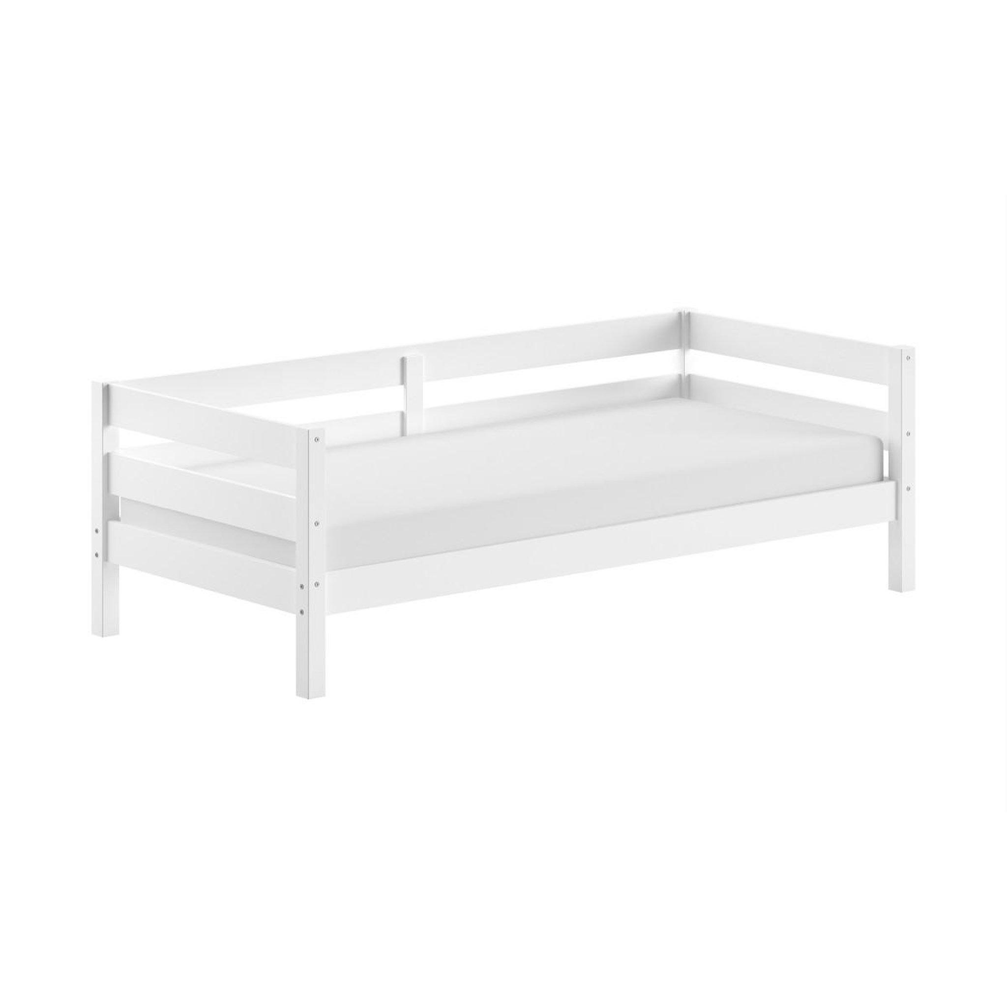 Voir la diapositive 2 : Paris Prix Lit capitaine enfant  margrit  90x200cm blanc