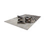 Voir la diapositive 4 : Paris Prix Tapis en Cuir Fait Main  Lavish  Gris