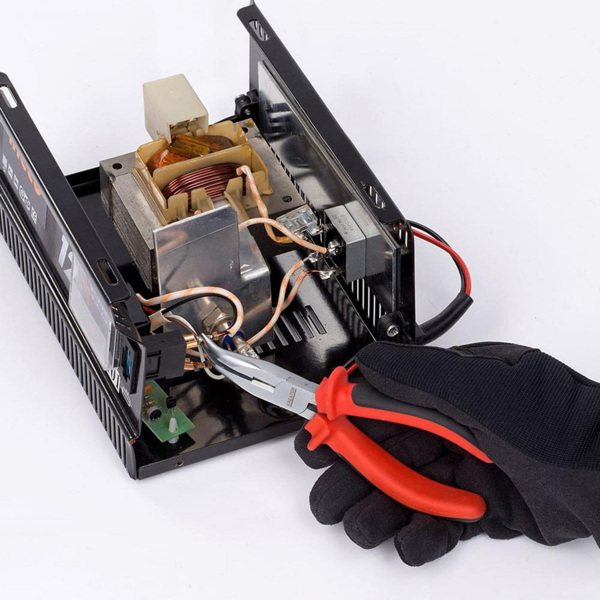 KREATOR Pince à bec long coudé 150 mm Kreator