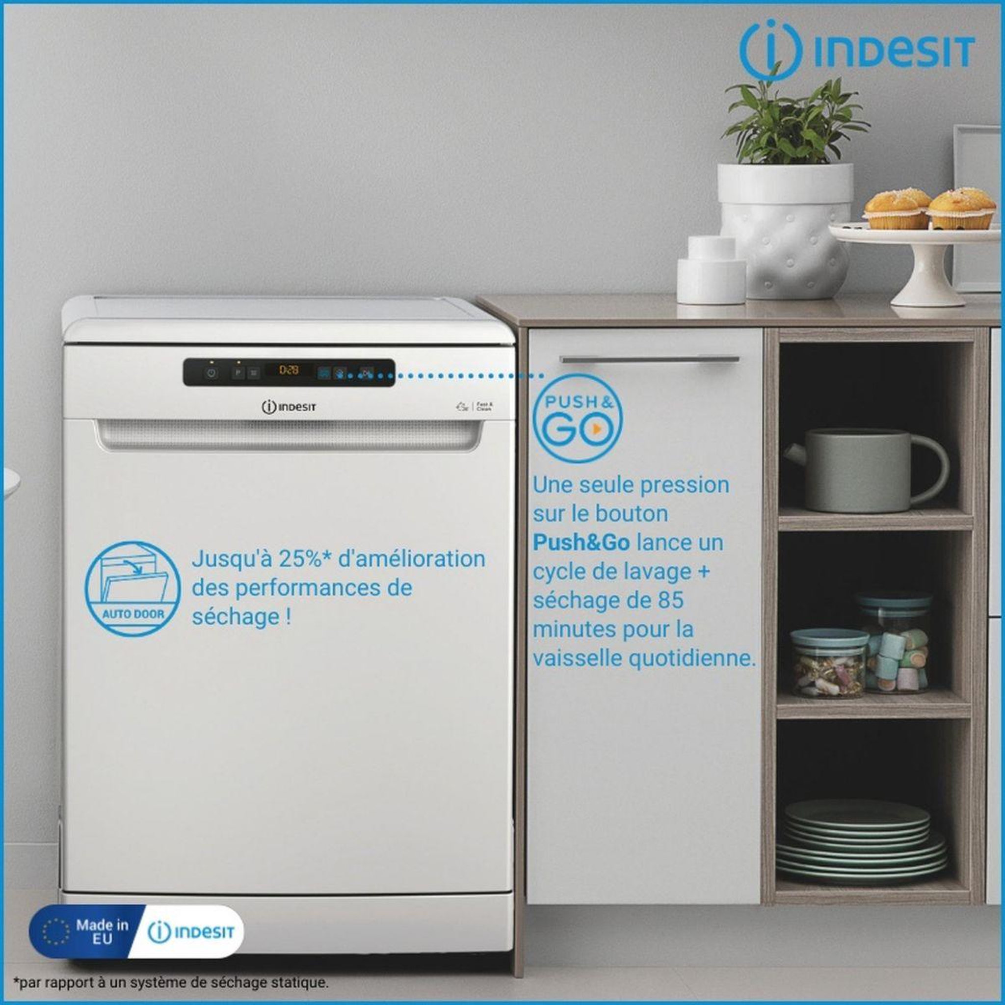 Voir la diapositive 5 : Indesit Lave vaisselle 60 cm i0fd561w