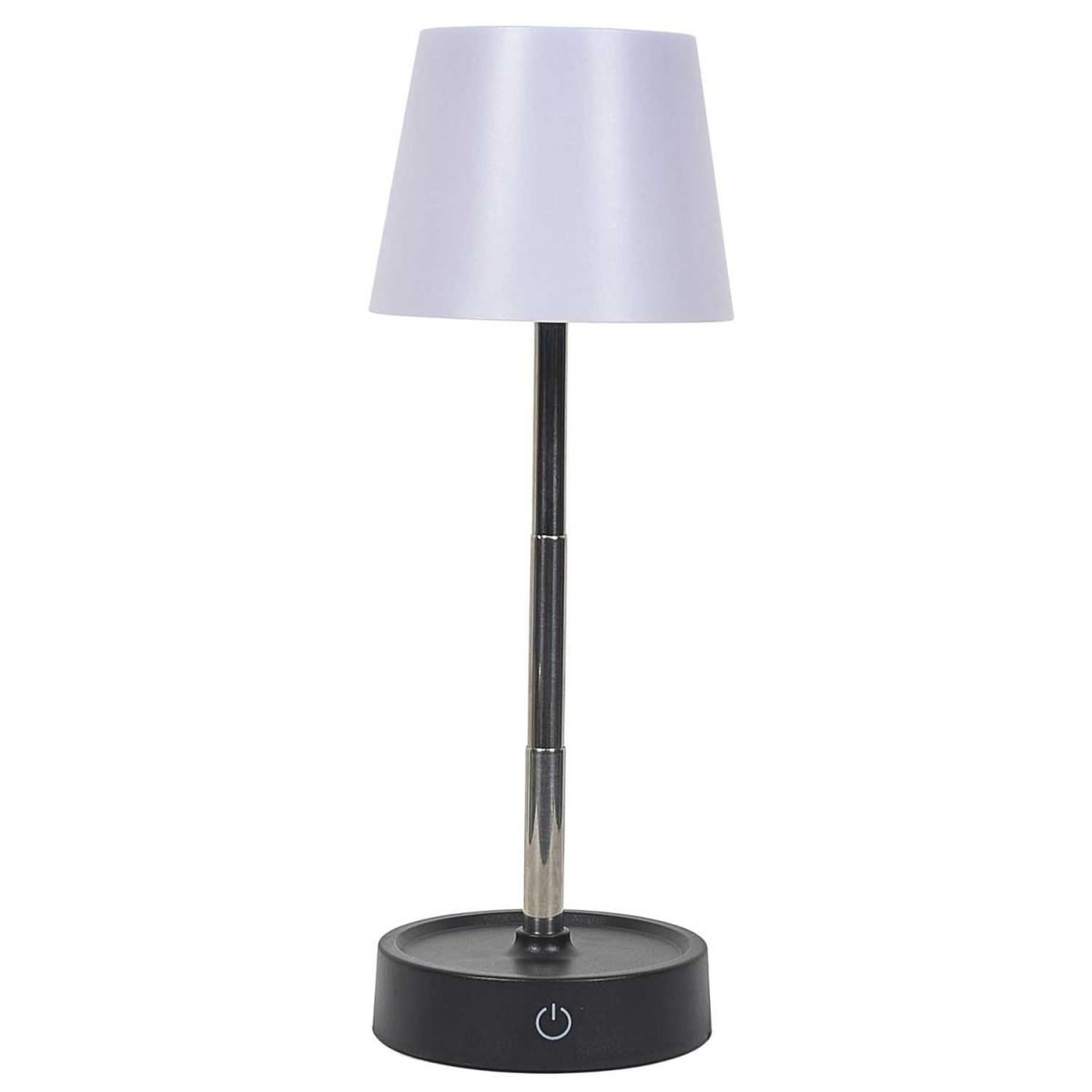 Voir la diapositive 3 : The Home Deco Factory Lampe à poser télescopique tactile  rechargeable  29cm blanc