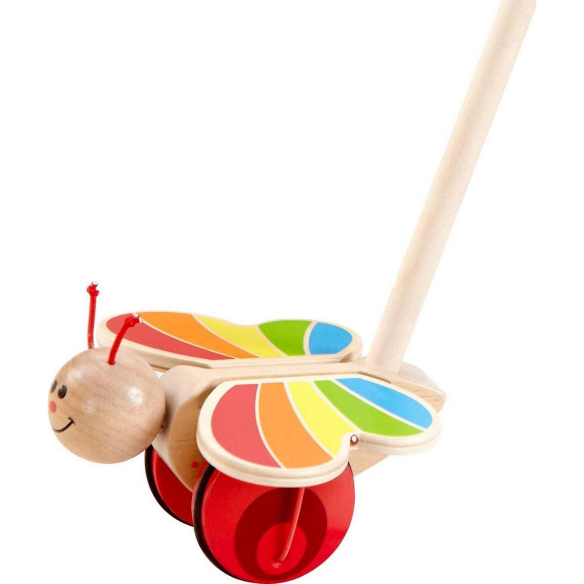 Hape Jouet à Pousser en Bois Papillon pour Enfants - Activité Ludique dès 1 An