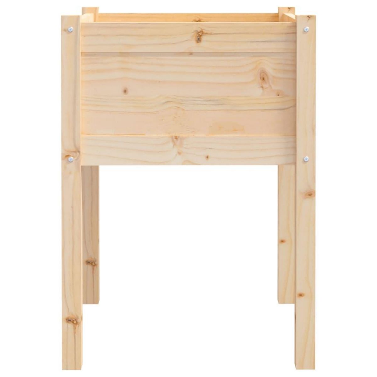 VIDAXL Jardinieres d'exterieur 2 pcs 50x50x70 cm bois de pin massif