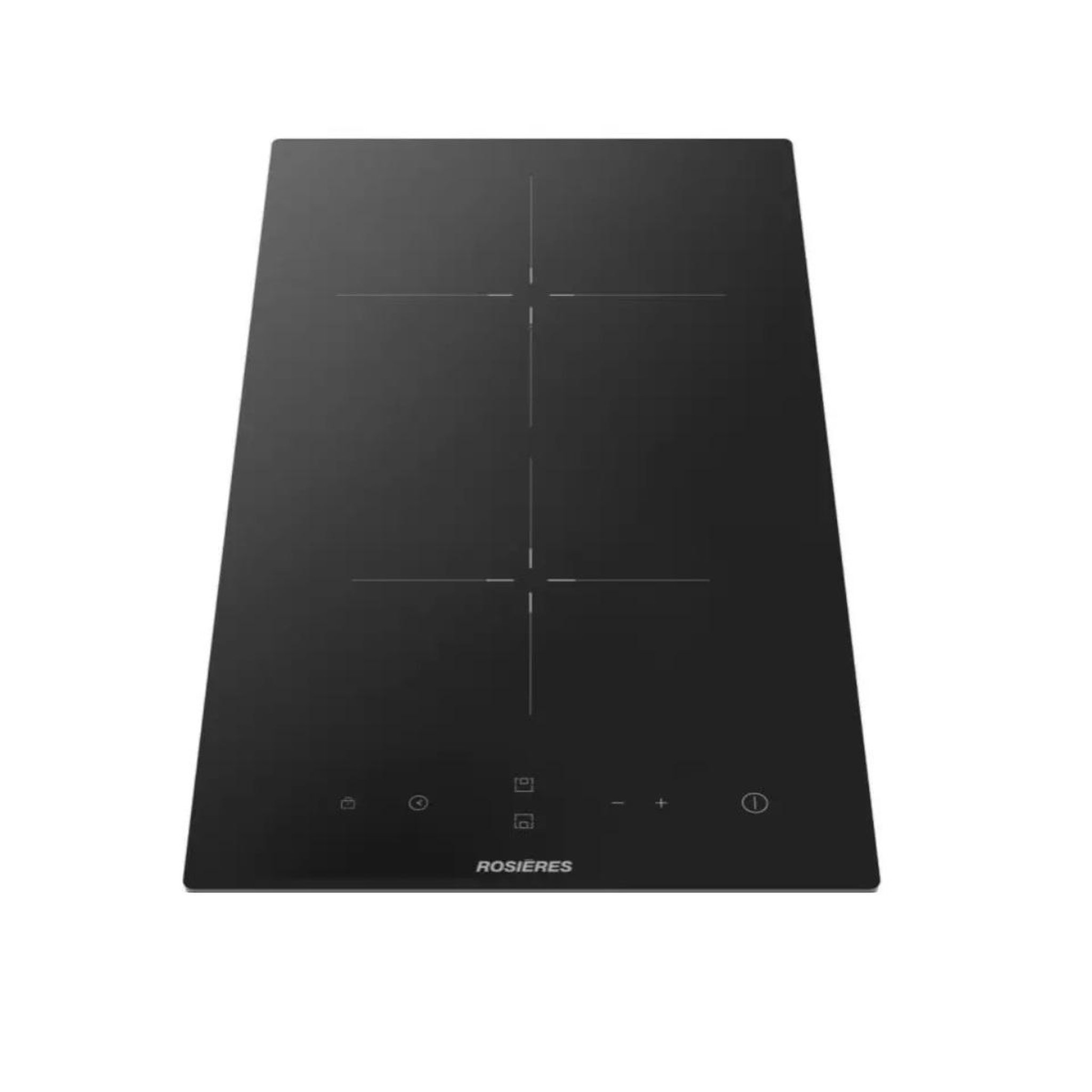 Voir la diapositive 2 : Rosieres Table de cuisson vitrocéramique 28cm 2 feux 2900kw noir - rdh32/1