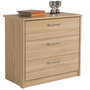 Voir la diapositive 3 : Paris Prix Commode 3 Tiroirs  Jordan  Bois Clair