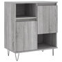 Voir la diapositive 5 : VIDAXL Buffets 2 pcs sonoma gris bois d'ingenierie