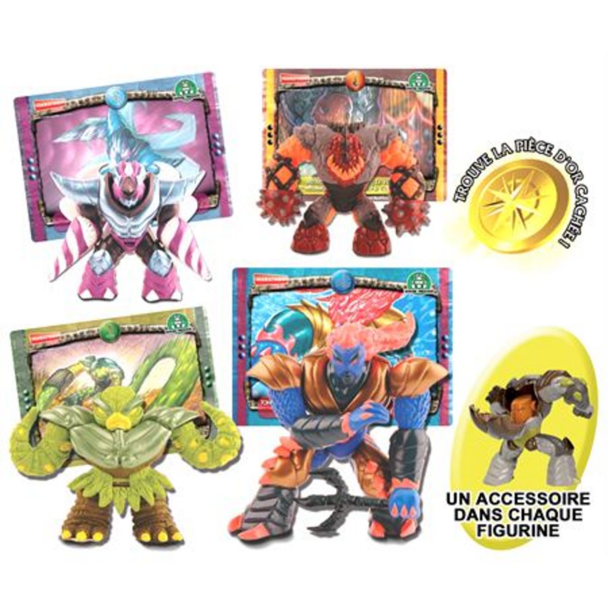 GORMITI Pack 4 figurines