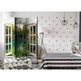 Voir la diapositive 2 : Paris Prix Paravent 3 Volets  Green Treasure  135x172cm