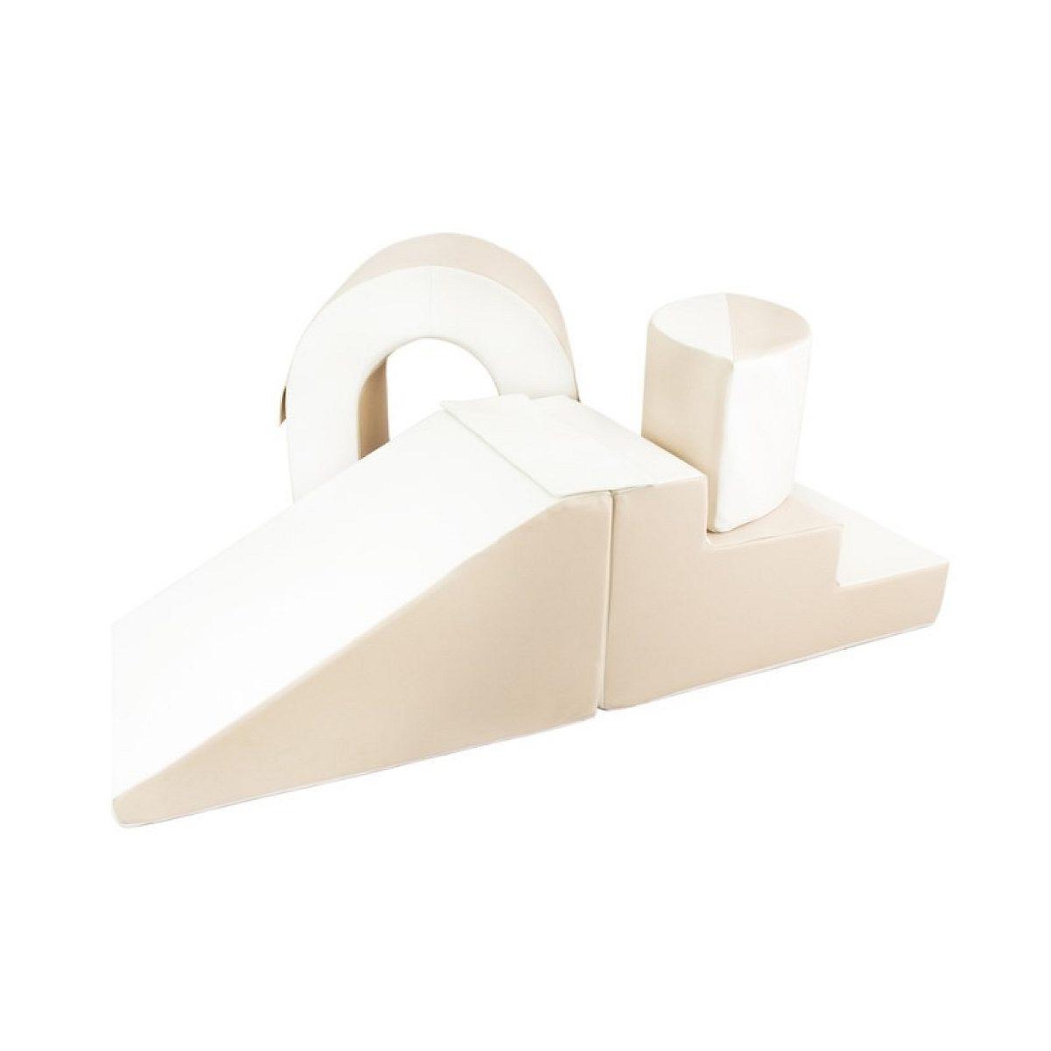 Voir la diapositive 3 : VELINDA Set de blocs en mousse 4 éléments blanc cappuccino