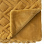 Voir la diapositive 2 : ATMOSPHERA Plaid Imitation Fourrure  Mara  120x160cm Ocre
