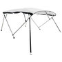 Voir la diapositive 3 : VIDAXL Toit bimini a 4 arceaux parois en maille 243x(170-182)x137 cm