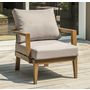 Voir la diapositive 6 : DCB GARDEN Salon bas de jardin - 4 places - Aluminium - Imitation bois - PORTOFINO S2