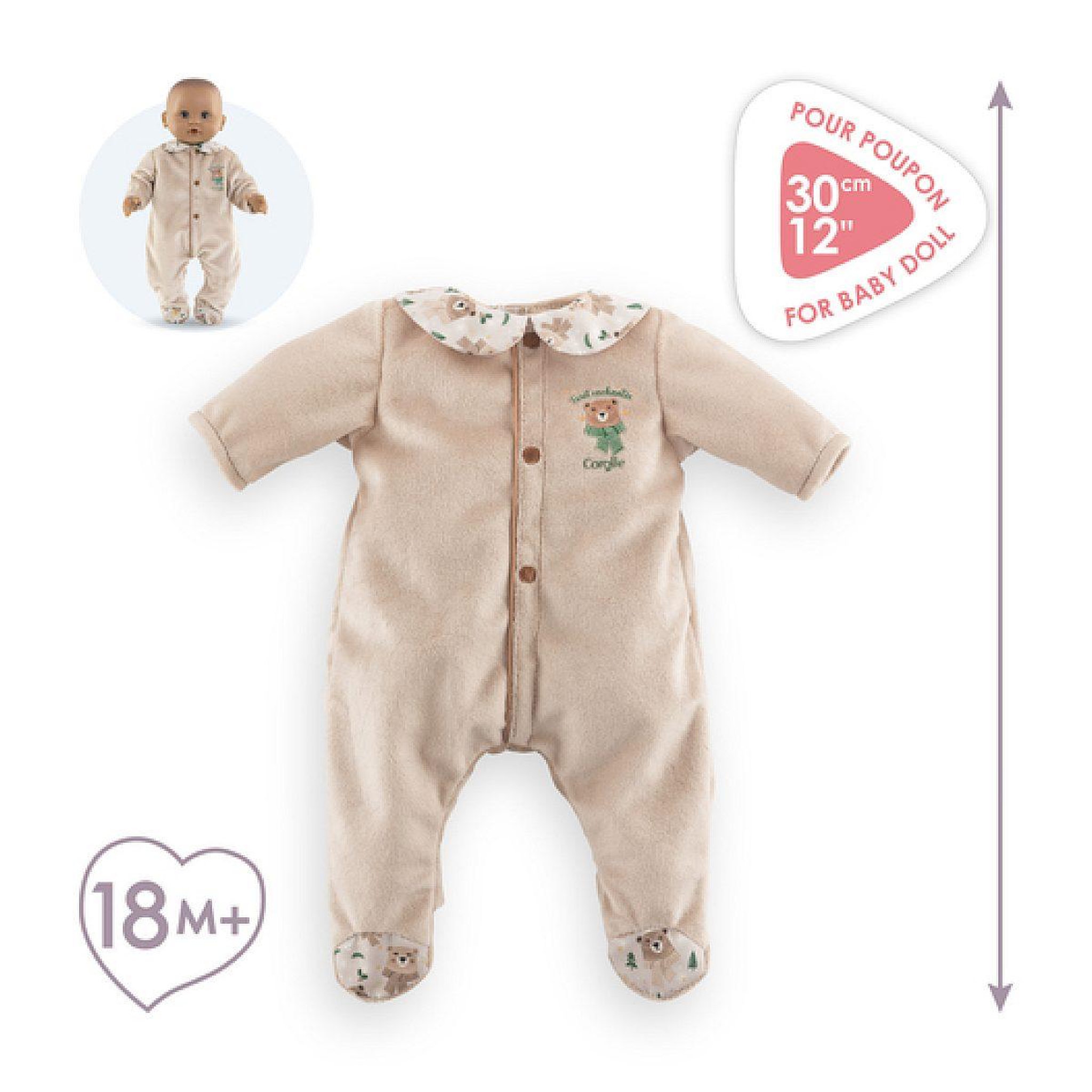 Voir la diapositive 5 : Corolle Bb30 pyjama foret enchantee