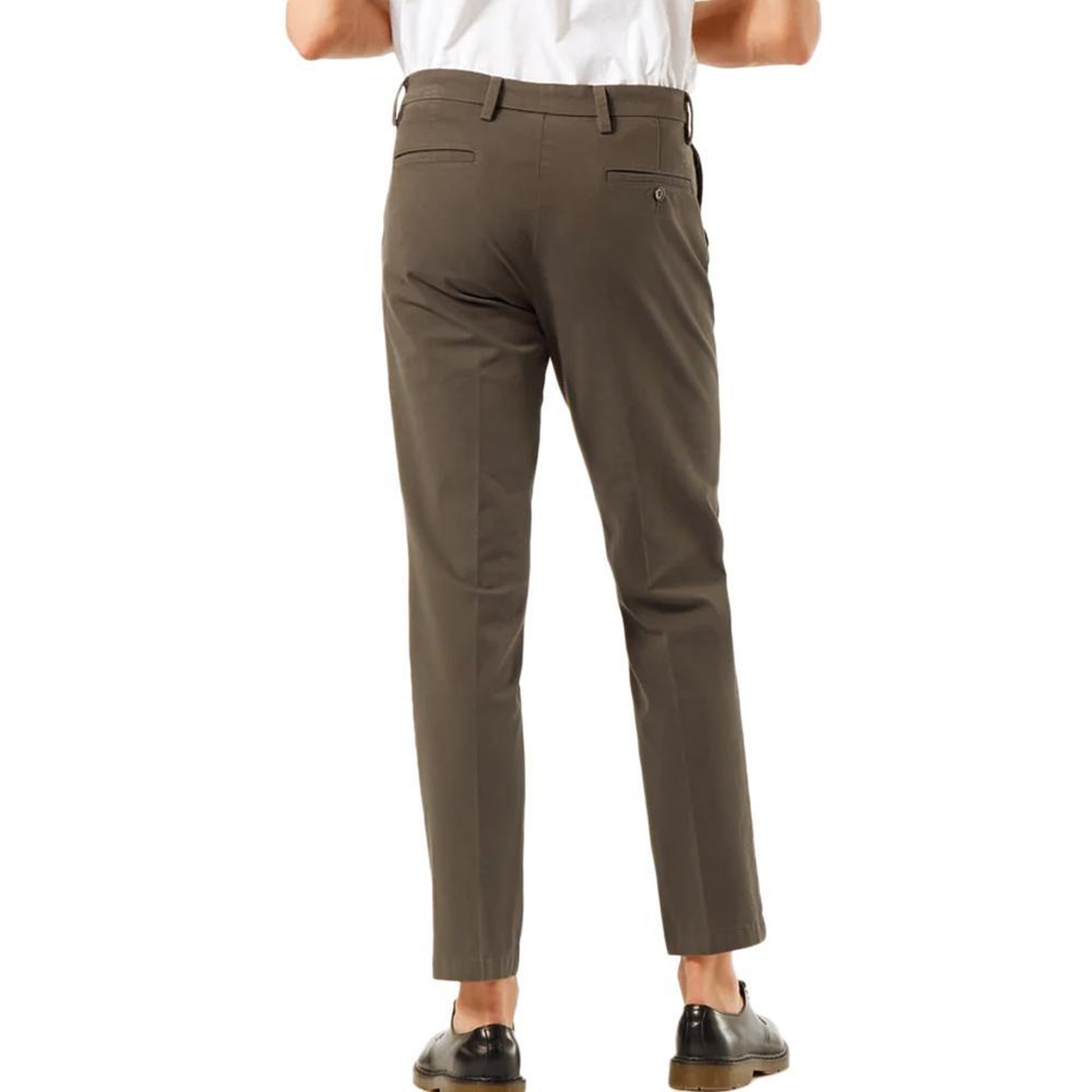 Voir la diapositive 2 : DOCKERS Pantalon Marron Homme Dockers Workday Khaki