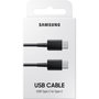 Voir la diapositive 4 : Samsung Câble USB C vers USB-C noir 1m