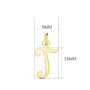 Voir la diapositive 4 : L'ATELIER D'AZUR Collier - Pendentif Lettre  T  Or 750/1000 - Chaine Dorée