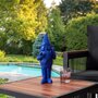 Paris Prix Statuette Design  Nain de Jardin Security  33cm Bleu