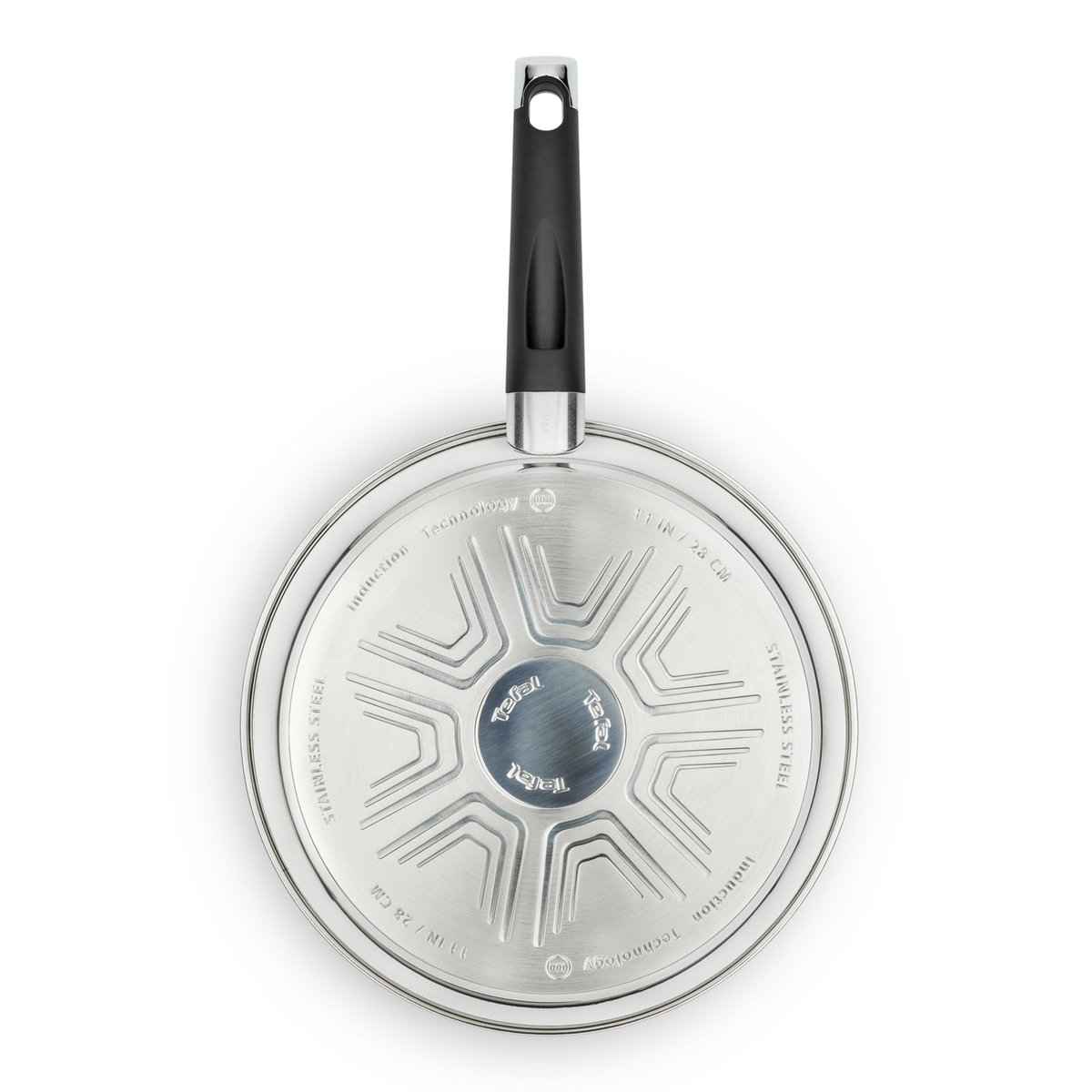 TEFAL Poêle induction inox 28 cm EMOTION