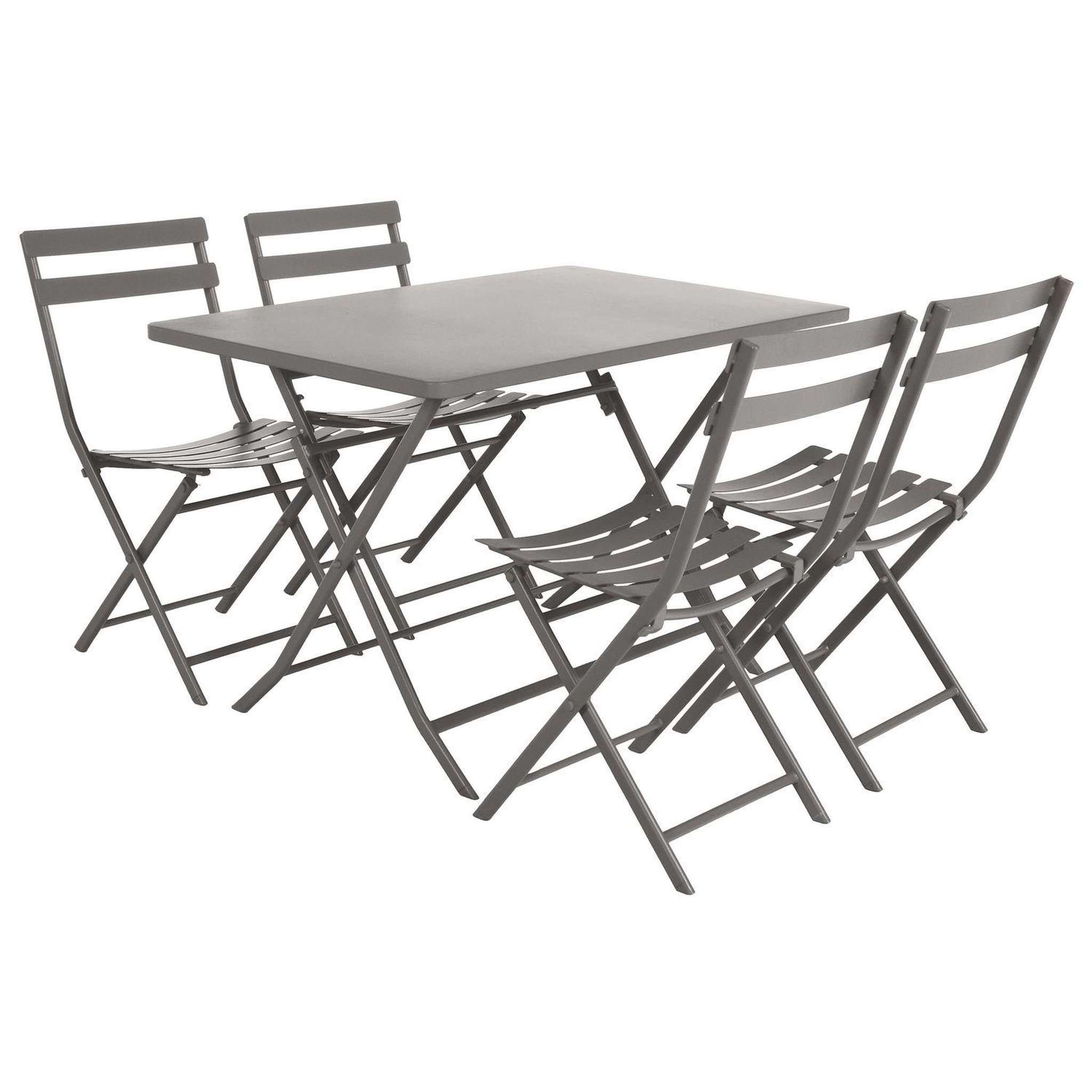 Voir la diapositive 3 : HESPERIDE Table pliante rectangulaire Greensboro - 4 Places