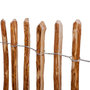 Voir la diapositive 4 : VIDAXL Cloture a piquets Bois de noisetier 90x500 cm