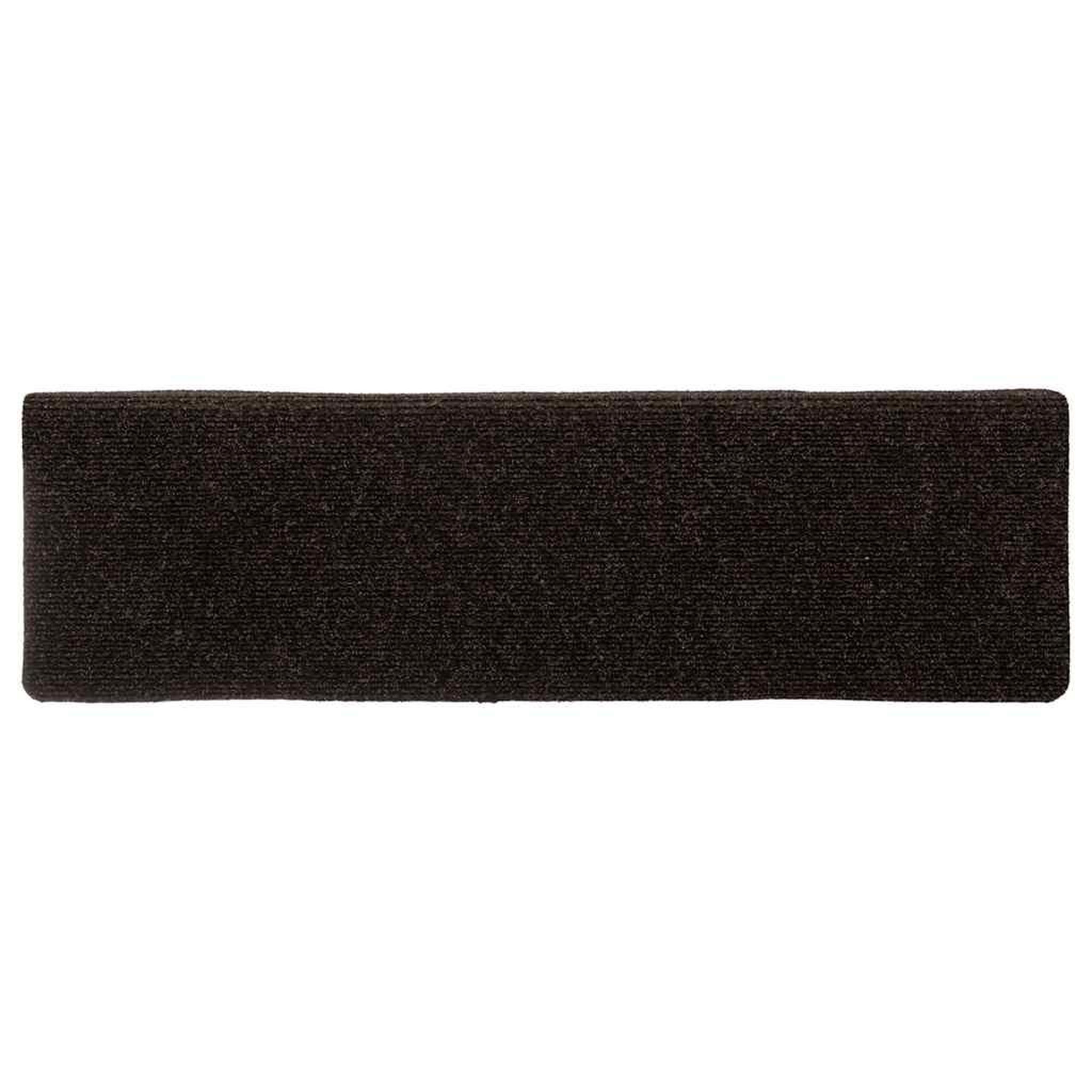 Voir la diapositive 4 : VIDAXL Tapis d'escalier autocollant 30 pcs marron 65x21x4 cm