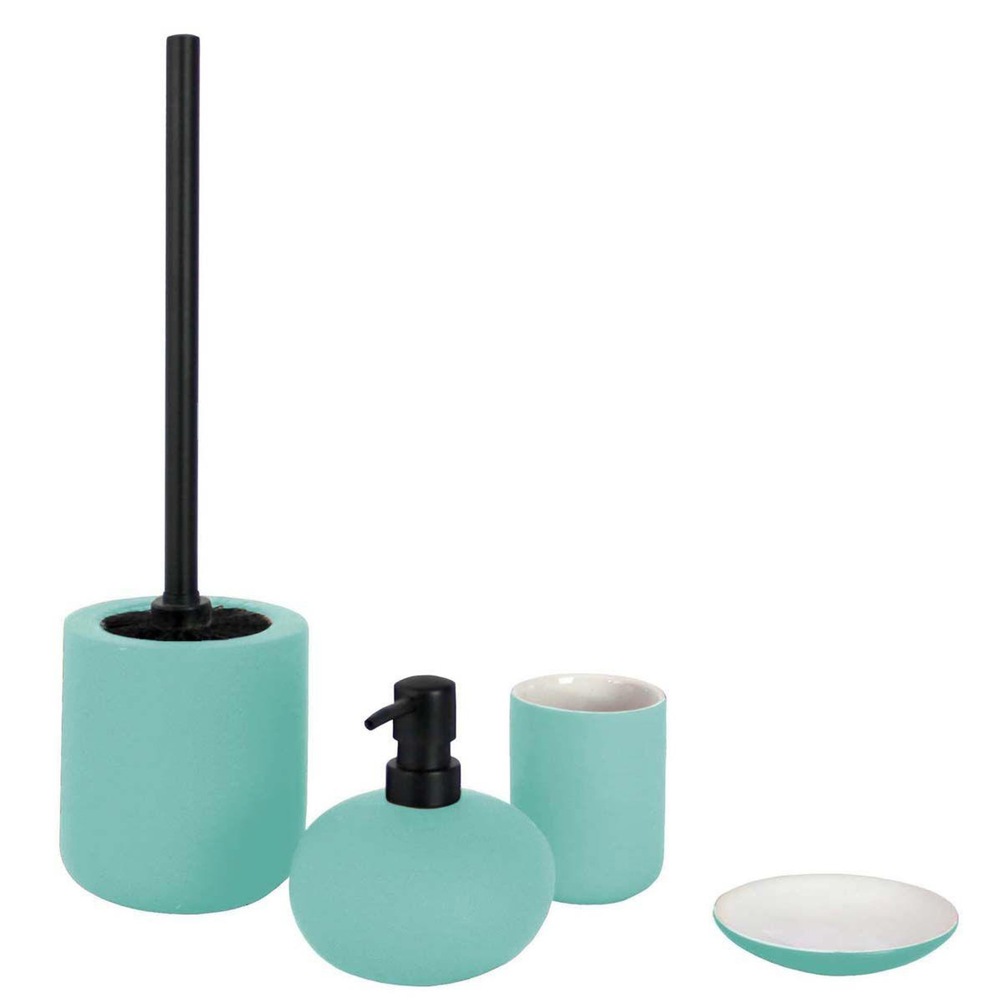 Voir la diapositive 2 : Douceur d'Intérieur Distributeur de savon  mambo  12cm sauge