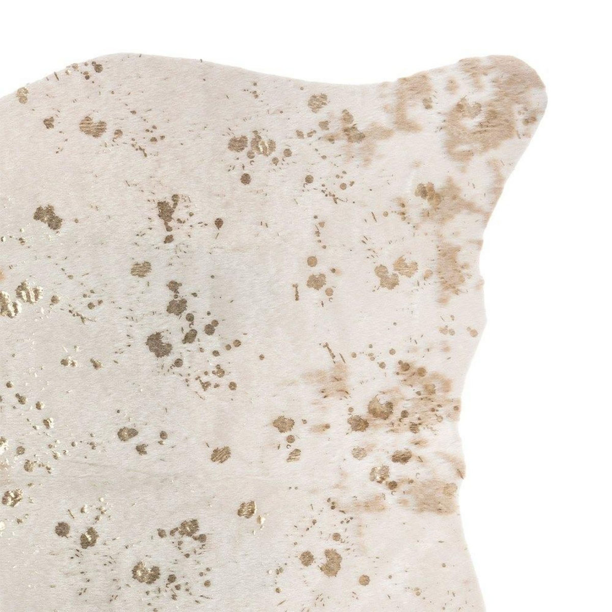 ATMOSPHERA Tapis imitation peau vache or 150x198 cm